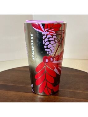 Starbucks 2021 Holiday Pinecone Ceramic Travel Tumbler 12 oz